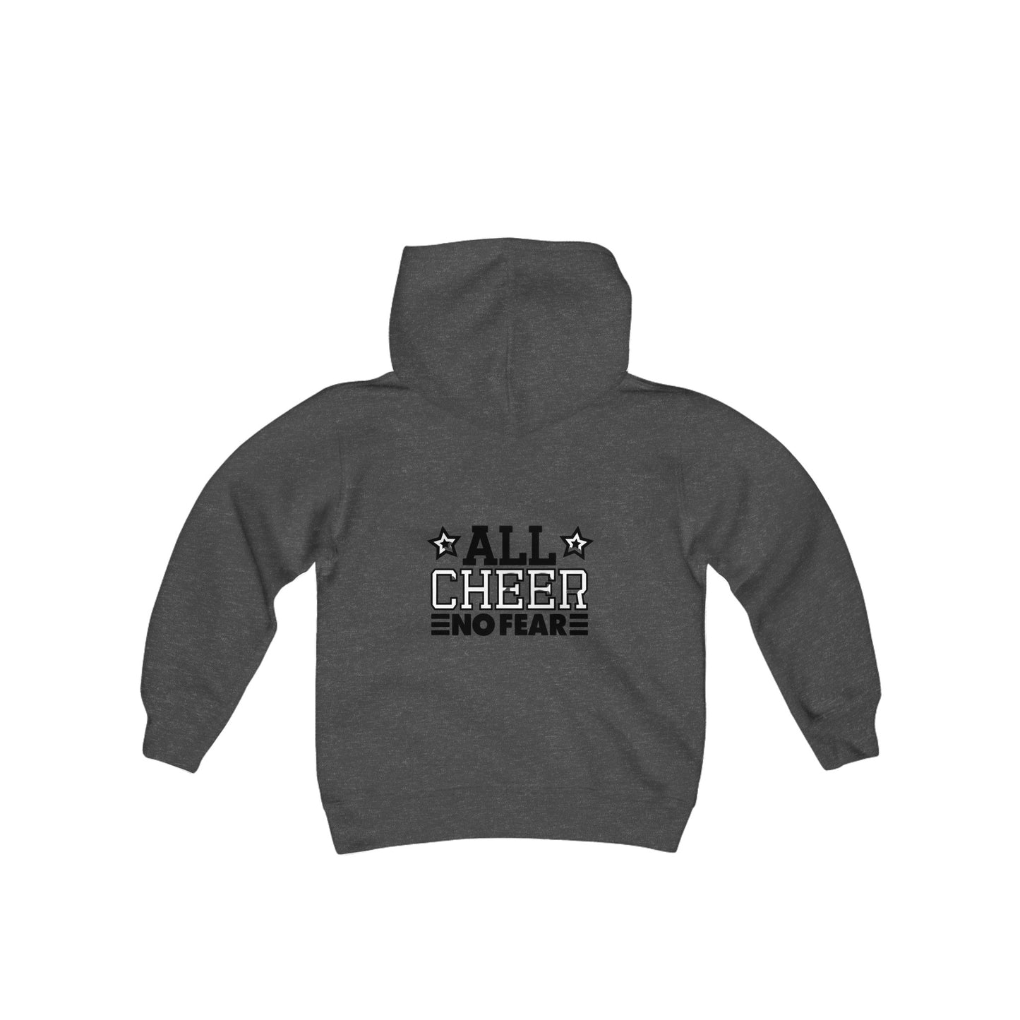 All Cheer No Fear! Youth Heavy Blend Hooded Sweatshirt