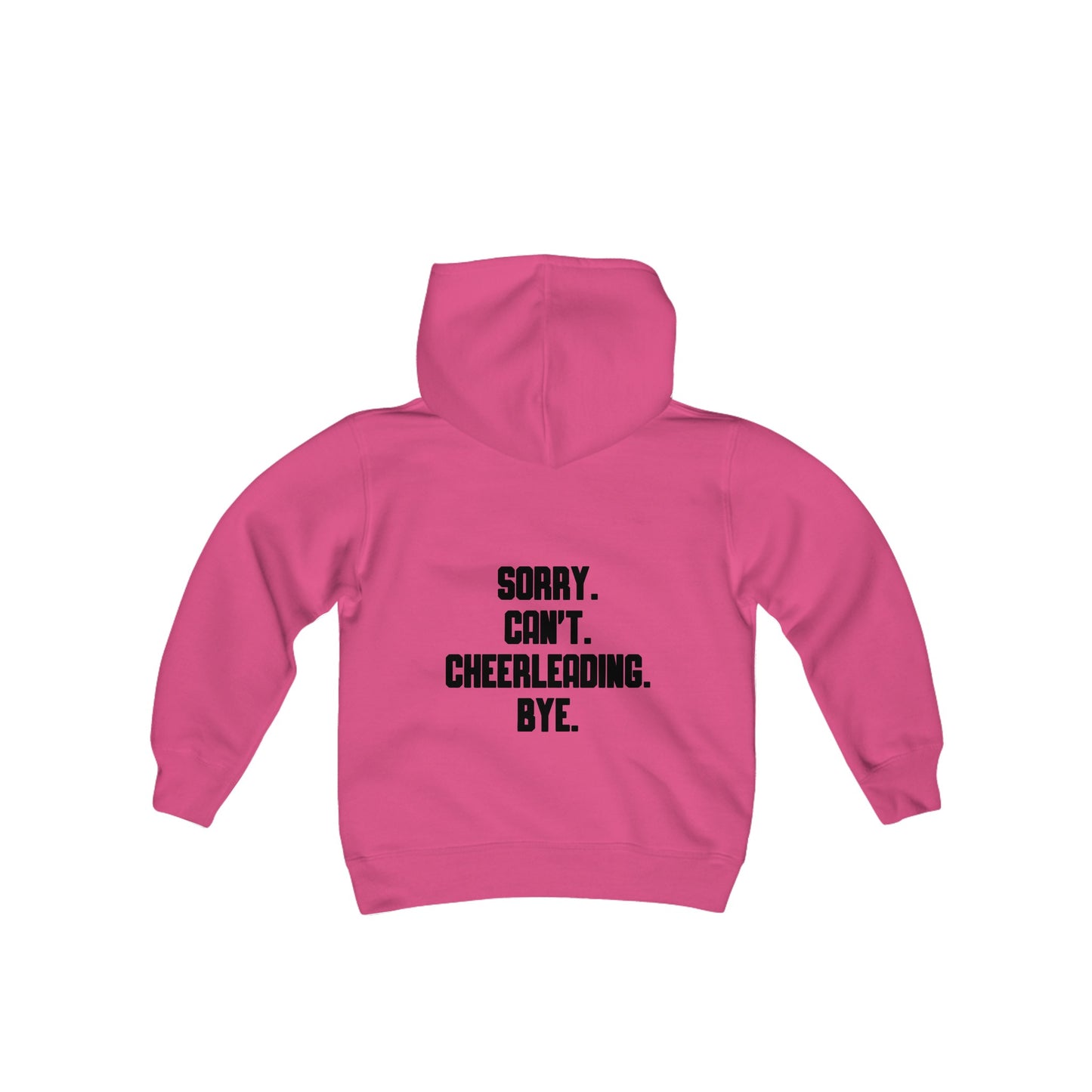 Cheerleading, Bye! Youth Heavy Blend Hooded Sweatshirt