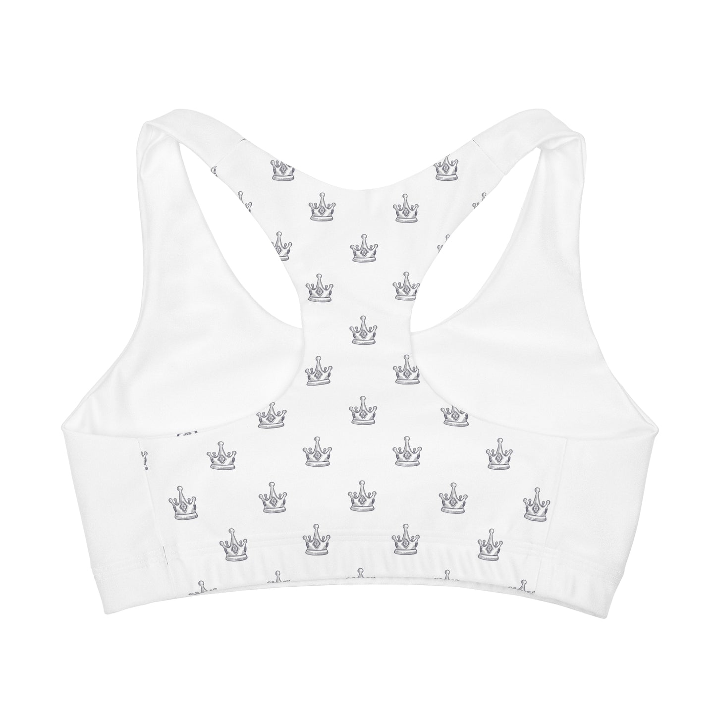 Crowned Cheer! Girls' Double Lined Seamless Sports Bra