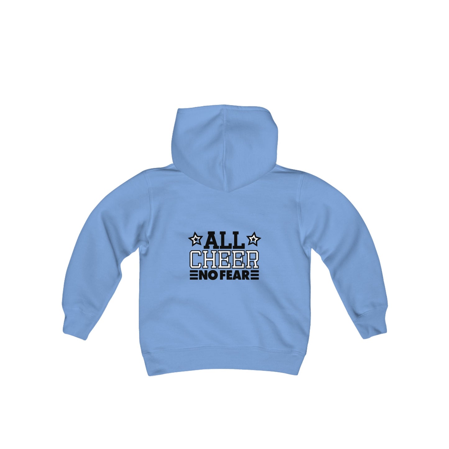 All Cheer No Fear! Youth Heavy Blend Hooded Sweatshirt