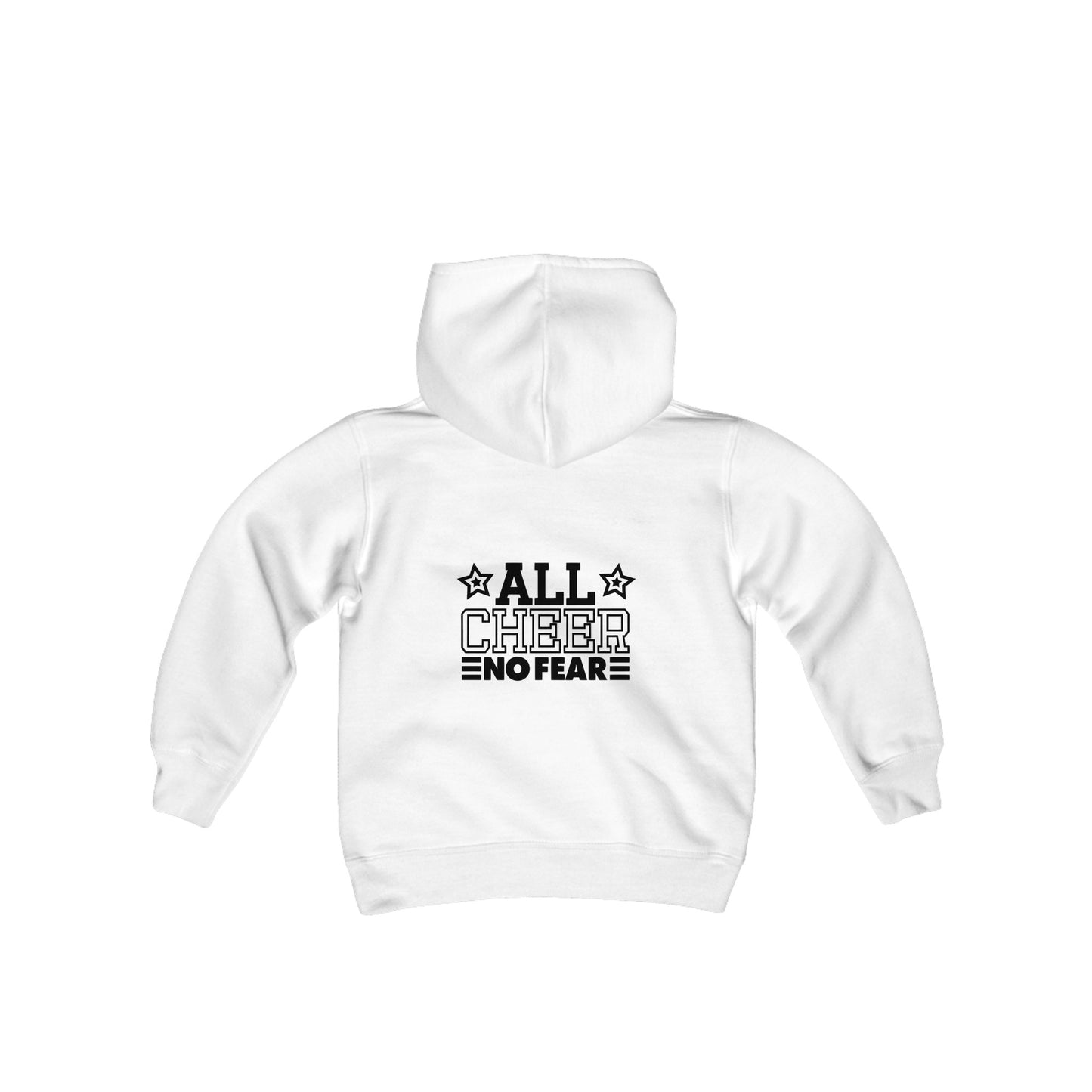 All Cheer No Fear! Youth Heavy Blend Hooded Sweatshirt