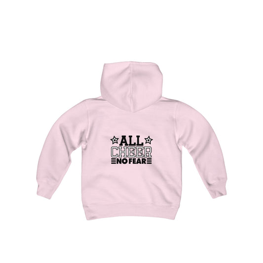 All Cheer No Fear! Youth Heavy Blend Hooded Sweatshirt