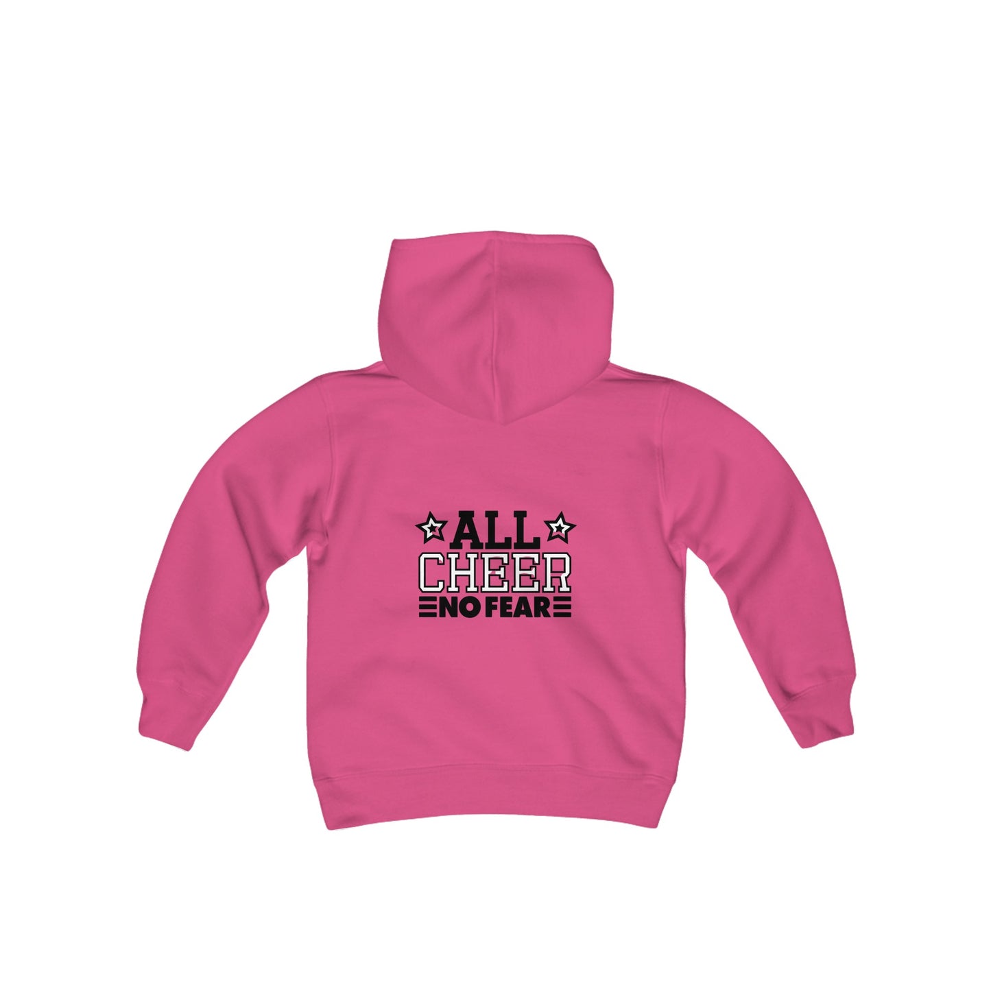 All Cheer No Fear! Youth Heavy Blend Hooded Sweatshirt