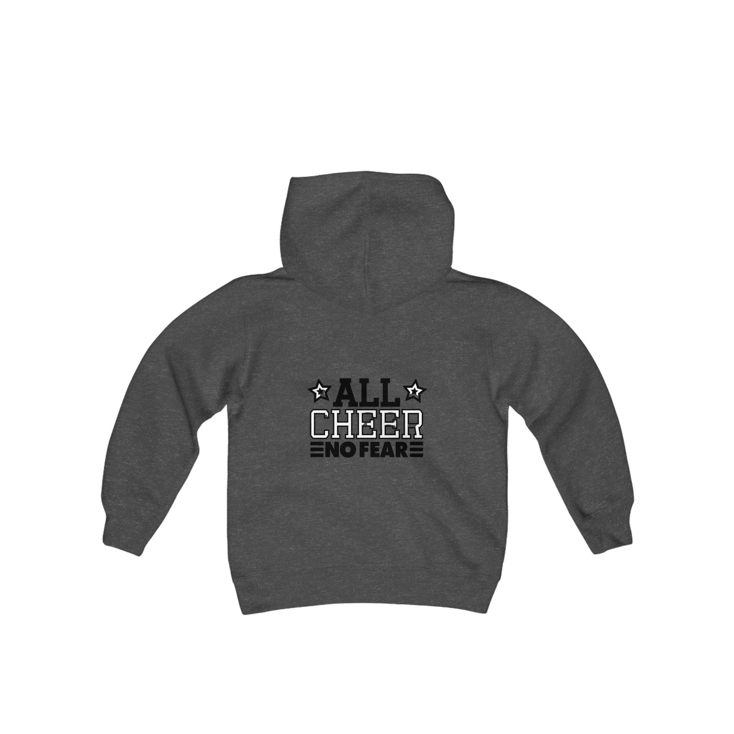 All Cheer No Fear! Youth Heavy Blend Hooded Sweatshirt