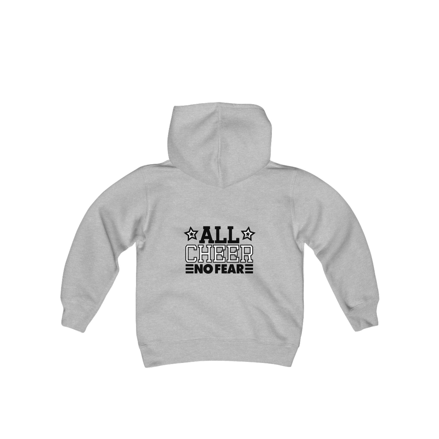 All Cheer No Fear! Youth Heavy Blend Hooded Sweatshirt