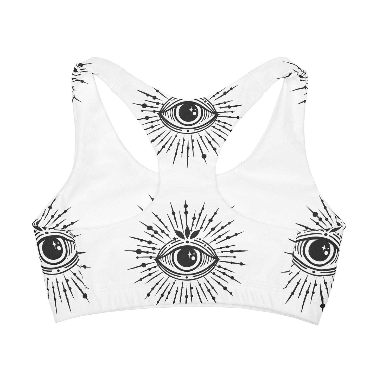 Evil Eye! Girls' Double Lined Seamless Sports Bra