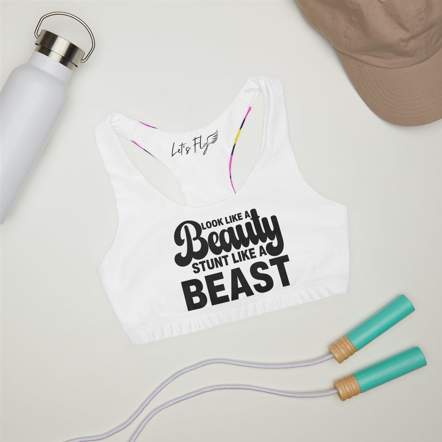 Beauty&Beast! Girls' Double Lined Seamless Sports Bra