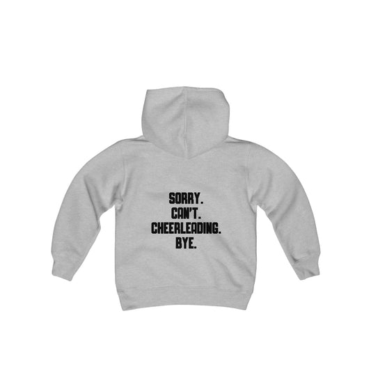 Cheerleading, Bye! Youth Heavy Blend Hooded Sweatshirt