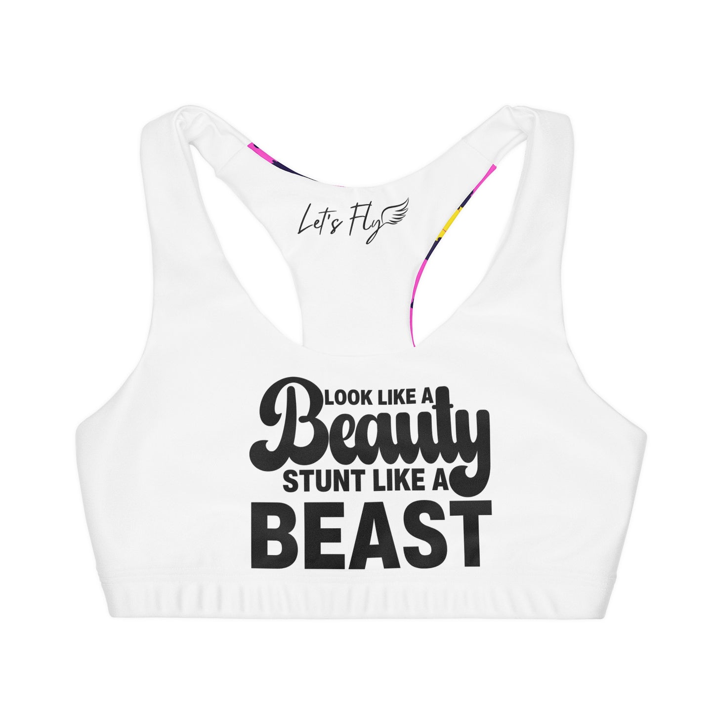 Beauty&Beast! Girls' Double Lined Seamless Sports Bra