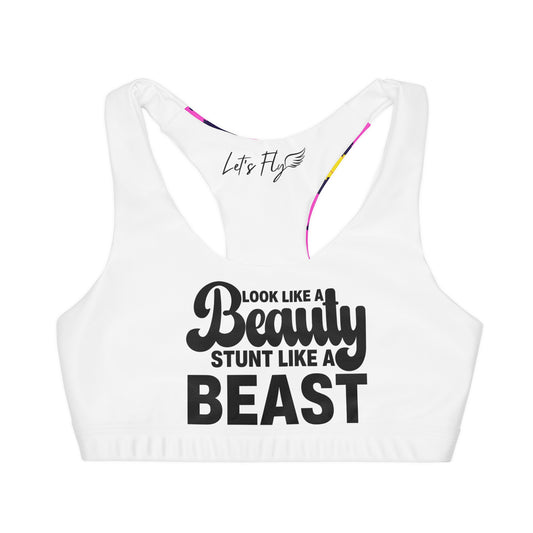 Beauty&Beast! Girls' Double Lined Seamless Sports Bra