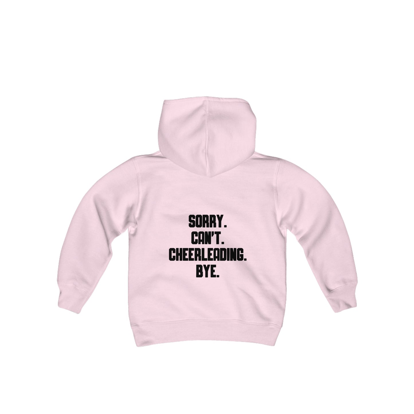 Cheerleading, Bye! Youth Heavy Blend Hooded Sweatshirt