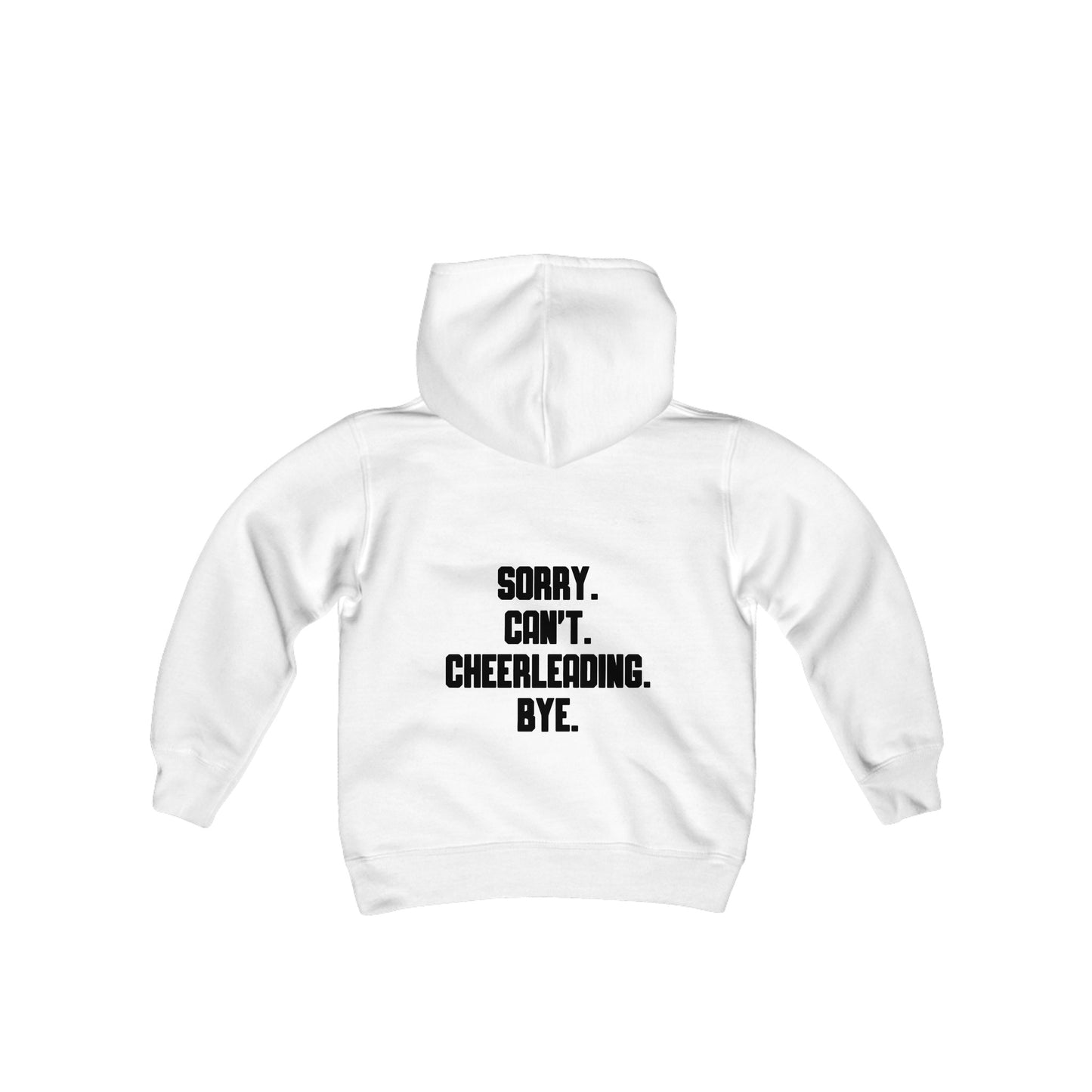 Cheerleading, Bye! Youth Heavy Blend Hooded Sweatshirt