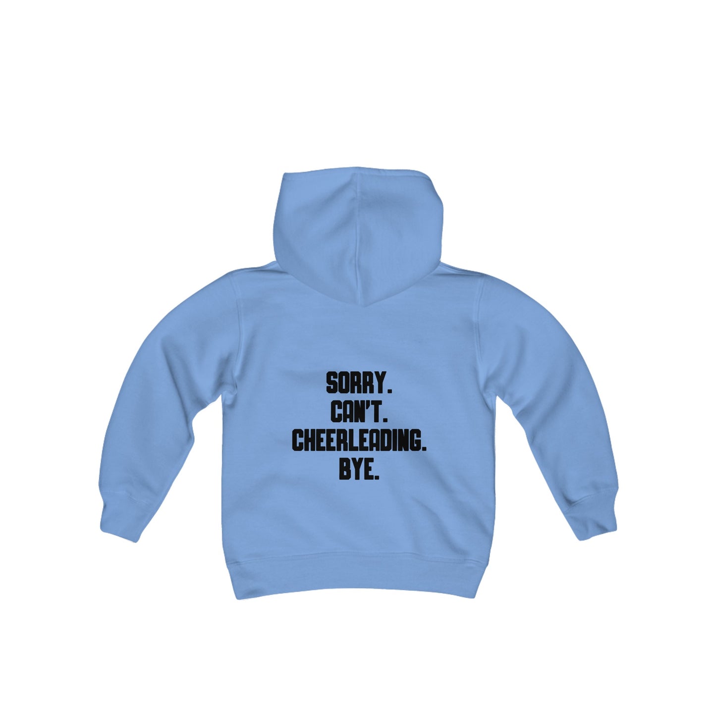 Cheerleading, Bye! Youth Heavy Blend Hooded Sweatshirt